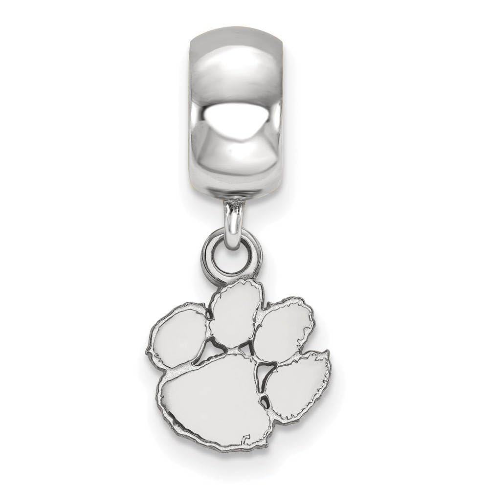 LogoArt Sterling Silver Clemson University XS Dangle Bead Charm
