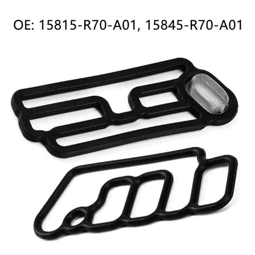 Image of Cylinder Head Solenoid Gasket VTEC Gasket 15815-R70-A01 15845-R70-A01 Replacement for Honda Accord Crosstour Odyssey Pilot Acura RDX 1 Pair