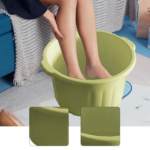 Balde SPA para pies con masaje y antideslizante verde miniatura 5