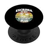 Escrima is my retirement plan Kampfschule Rentner Escrima PopSockets mit austauschbarem PopGrip