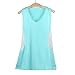 Creazy 2016 Women Summer Loose Lace Vest T Shirt Casual Blouse Tank Tops (L)