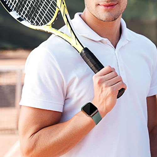 Stretchy Nylon Solo Loop Bands Compatible with Apple Watch 38mm 40mm 41mm 42mm 44mm 45mm 46mm 49mm, Sport Elastic Wristbands Women Men Straps for iWatch Series 10/9/8/7/6/5/4/3/2/1/SE 2/Ultra/Ultra 2 - Thumbnail 4