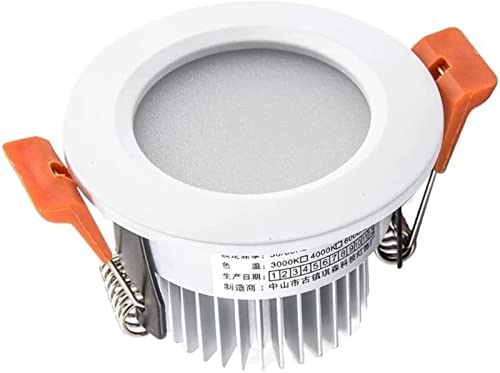 Downlight LED sala de estar y oficina pack de 3 focos empotrables Bianco