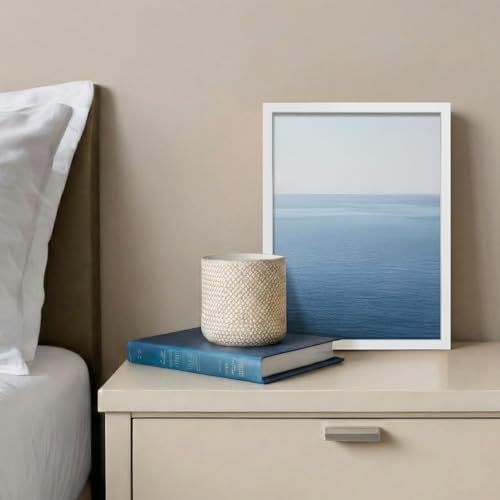 Image of LaVie Home 9x12 Picture Frame for Wall Display, 9x12 White Picture Frame with HD Plexiglas, 9 x 12 Poster Frame 1 Pack, Display Frame for Vertical or Horizontal, Classic Collection