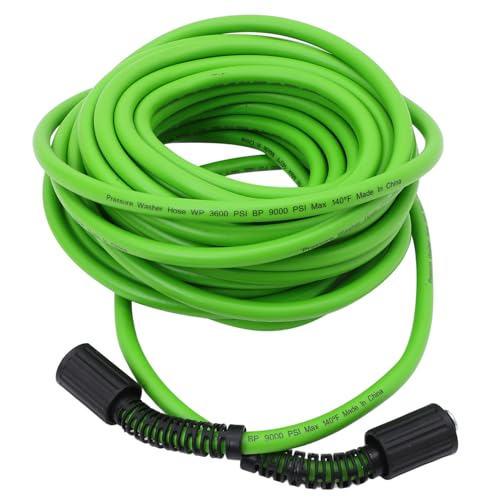 Mikinona Explosion-Proof Water Pipe 15m Pressure Washer Extension Hose Washer Cleaning Tube Outdoor Cleaning