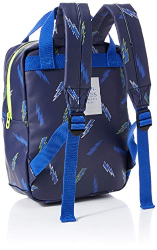 Joules Boy's Adventure Rubber Backpack, Navy Lightning, Large2