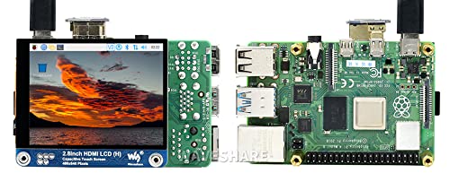 Image of 2.8inch HDMI IPS LCD 480x640 Capacitive Touch Display, USB-C or I2C Touch Port Adjustable Brightness, Fully Laminated Screen, Support All Raspberry Pi, Jetson Nano, PC Windows 11 / 10 / 8.1 / 8 / 7
