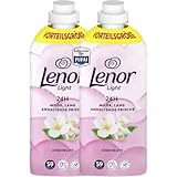 Weichspüler Konzentrat Jasminblüte – 59 WL, 1239 ml, 2er Pack | Für weiche & angenehm duftende Wäsche | Leichte Frische