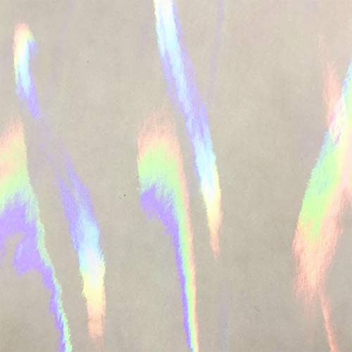 透明ホログラムシート シールタイプ 各種デザイン 10枚セット クリアーリップル