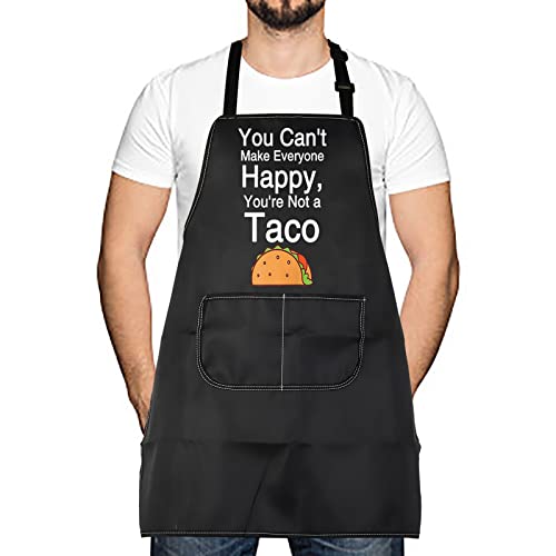 Tablier taco amusant cuisine LEVLO cadeau humour pour cuisinier
