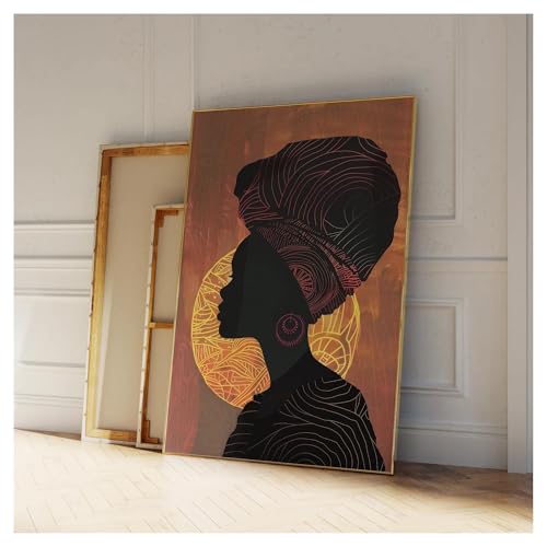 Tableau africain moderne pour dynamiser un salon trop blanc - 2