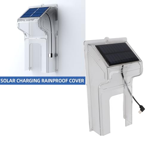 Cubierta de timbre con panel solar impermeable para prolongar la batería exterior 7