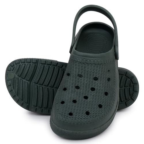Image of Hygear Men's Feather EVA Clogs | Lightweight | Breathable | Waterproof | Anti-Skid | Comfortable Slip-On Clogs for Men