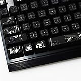 Aplicación: Portátil Teclas 1 Juego de Gama Alta Teclado retroiluminado Nombres de Teclas for el Sino Sabre mecánica Agujero Negro revestidos Cubiertas de la Llave (Color : For Corsair Layout)