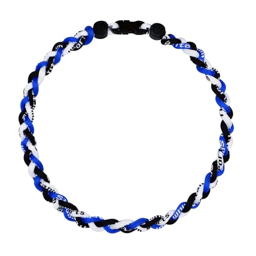 SUPBOMM Baseball Rope Necklaces League Team Colors Braided Necklace Baseball Team Gifts Dodgers