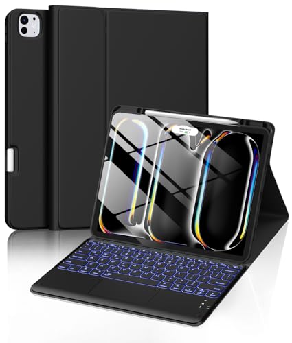 Harvopu for iPad Pro 13 Inch Case with Keyboard (M5/M...
