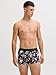 JACK & JONES Herren Jacflower Micro Fiber 3 Pack Boxershorts, Schwarz, XL EU