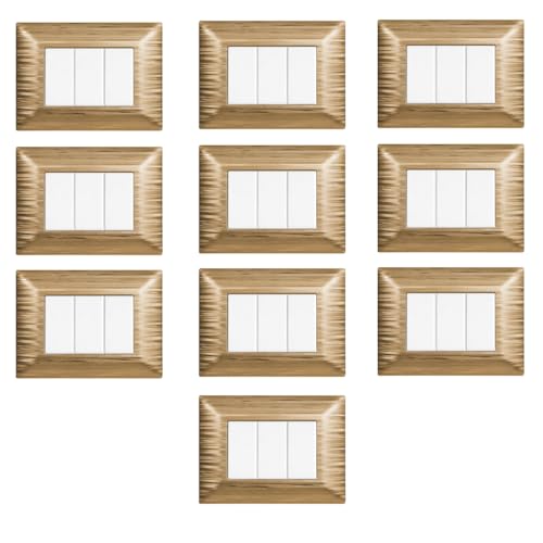 Installazione semplice: Facili da installare grazie al design standard, si adattano perfettamente alle scatole da incasso esistenti.