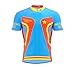 ScudoPro Congo Republic Full Zipper Bike Short Sleeve Cycling Jersey for Women - Size S Multicolored