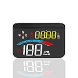 Head up display GPS Pantalla frontal HUD para automóvil, sistema GPS iKiKin HUD, diseño de pantalla integrada sombreada