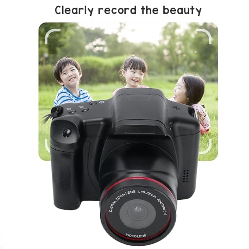 Caméra Numérique, Caméras 4K pour Photographie et Vidéo, Caméra de WiFi Tactile 16MP 2,4 Pouces pour Youtube avec Flash, Capot D'objectif, Caméras Avant et Arrière – Image 5