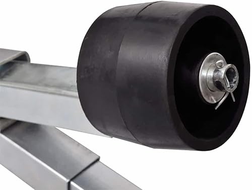 Miniatura 3 de vidaXL Postes ajustables para guía de remolque de barco, guías laterales para elevador de barco, rodillos, remolque de pontón y lanchas, tritoons,