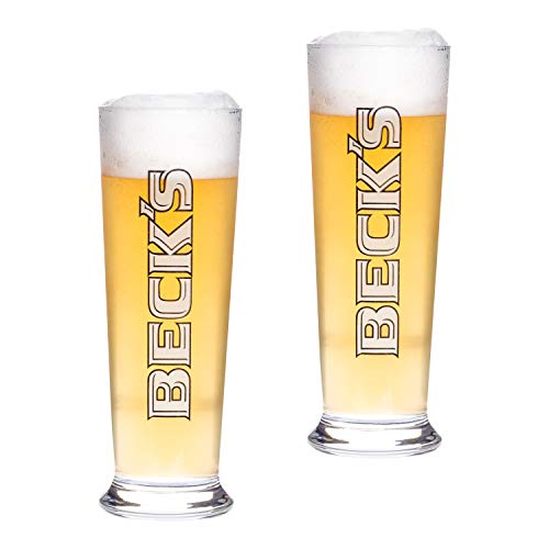 Preisvergleich Produktbild 2 Biergläser" Beck's Seattle-Becher" 0,3 Liter