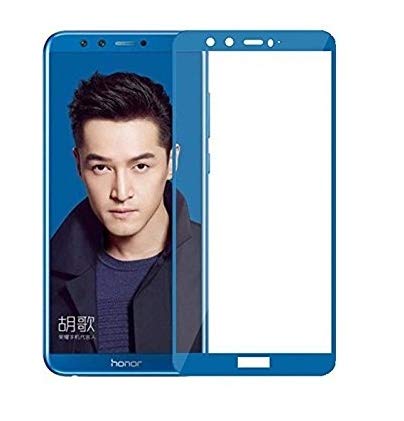 Dashmesh Shopping™ Honor 9 Lite (Edge to Edge - Full Glue), 3D [Shatterproof] No Rainbow, No Dots, Perfect Glass Full Front Body Cover Tempered Full Glass Screen Protector Guard - (Blue) (B072MTNV9J) Amazon Price History, Amazon Price Tracker