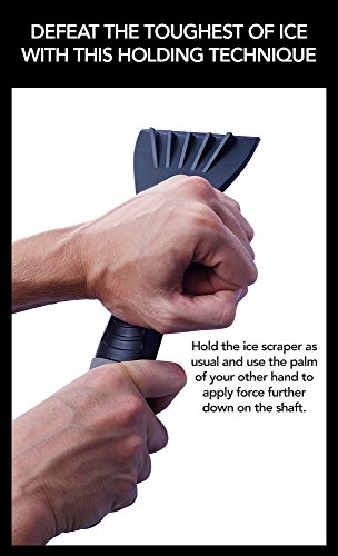 Premium Ice Scraper Set (2 Pack) Heavy-duty Frost and Snow Removal for Car Windshield and Window - Thumbnail 7