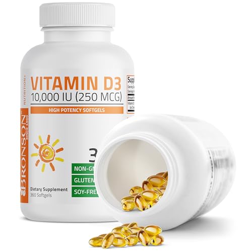 image for Bronson Vitamin D3 10,000 IU (250 mcg) High Potency - Supports Healthy