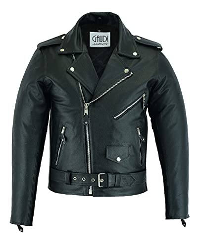Gaudi-Leathers - Giacca da moto in pelle bovina