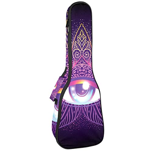 Housse pour ukulélé avec motif dragon chinois violet œil de 10 mm – Rembourrage épais en éponge de 53,3 cm – Avec… - Les Beatles, Paul McCartney, John Lennon, RIngo Starr, George Harrison Housse pour ukulélé avec motif dragon chinois violet œil de 10 mm - Rembourrage épais en éponge de 53,3 cm - Avec…