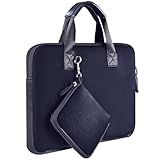 Hseok Laptop Sleeve 13.3-14 inch Case with Small Pouch, Neoprene Computer Bag Compatible with MacBook Neo/Pro 14 M5/M4/M3/M2/M1, Mac Air/Pro 13.3, XPS 14 and Most 13-14 inch Notebooks,B01K01