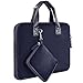 HSEOK Laptop Sleeve, Waterproof Neoprene Case Bag Cover for 12.9 iPad Pro / 13 -13.3 Inch Laptop / MacBook Air / MacBook Pro with Small Case for MacBook Charger or Magic Mouse, Black