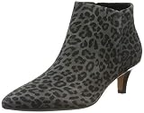 Cuero Clarks Linvale Sea, Botines Mujer, Leopard Combi, 39 EU