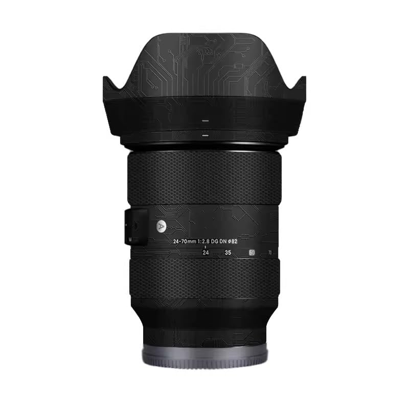 Film de protection autocollant pour objectif Sony 24-70mm F2.8 DG DN noir circuit