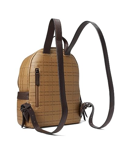 Calvin Klein Maya Backpack - Bags for Women - One Slip Pocket - Exterior Back Pocket - Polyester Lining Khaki/Brown/Java One Size One Size2