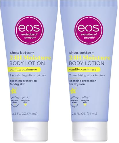 eos 24H Moisture Travel Body Lotion- Vanilla Cashmere, Travel Siz...