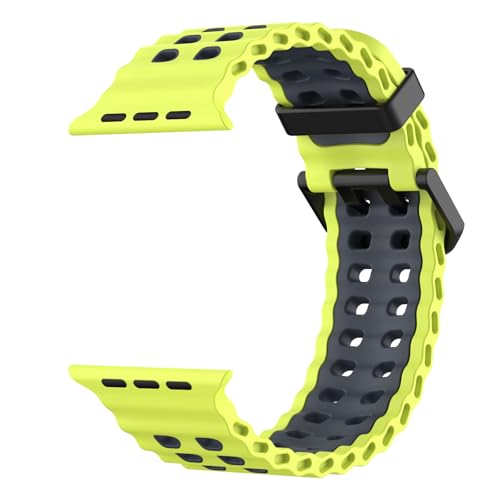 Astorgos Breathable Ocean Band Compatible with Apple Watch Ultra 3/2/1 49mm,S11/10 46mm...