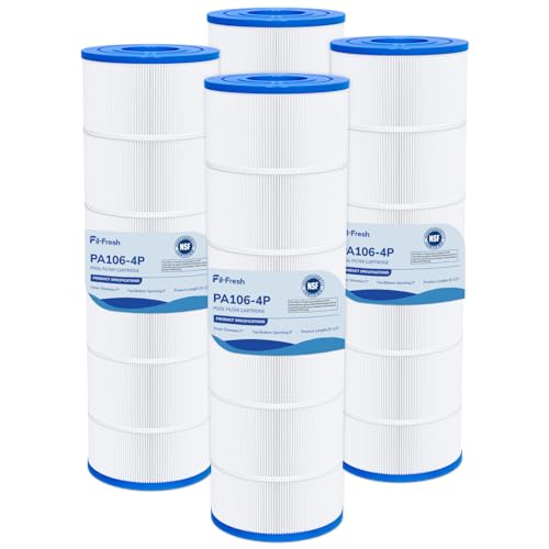 Fil-fresh C4030 Pool Filters Cartridge Compatible with Hayward SwimClear C4030 C4025 C4020 Replace Hayward CX880XRE Pleatco PA106 Unicel C-7488 4106 sq. ft 4-Pack