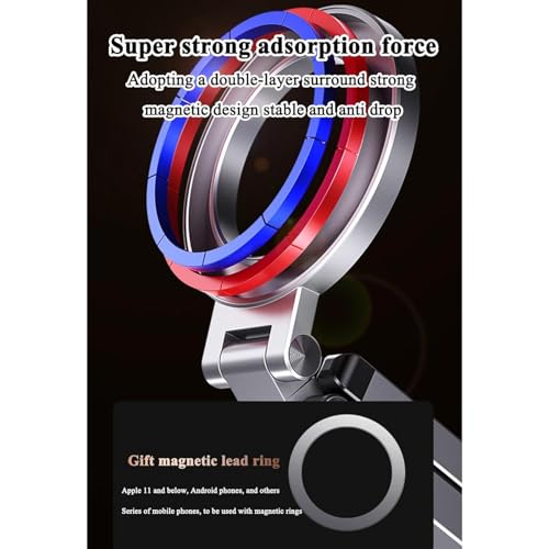 Trípode magnético para iPhone de aluminio con rotación de 360 grados 6