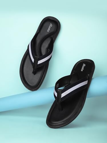Image of Bata WRIGHT CROSS THONG Men's Red Formal Thong Slipper.