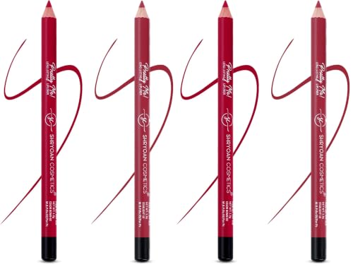Image of Pretty Me Bold Lipliner & Eye Liner Pencil | Waterproof & Smudge Proof | Pack of 4 | Shade-02 & 10