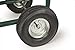 Liberty Garden Products 4 Wheel Hose Reel Cart, Holds up to 350 Feet of 5 to 8 Inch Hose with Basket, Ideal for Backyard, Garden, or Home (Green)