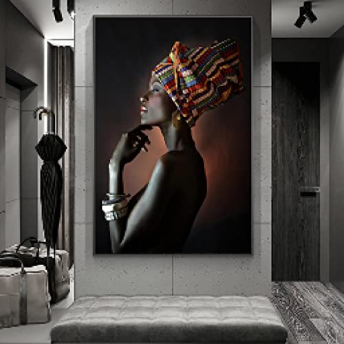 Impression toile africaine pour habiller un mur vide sans encombrer