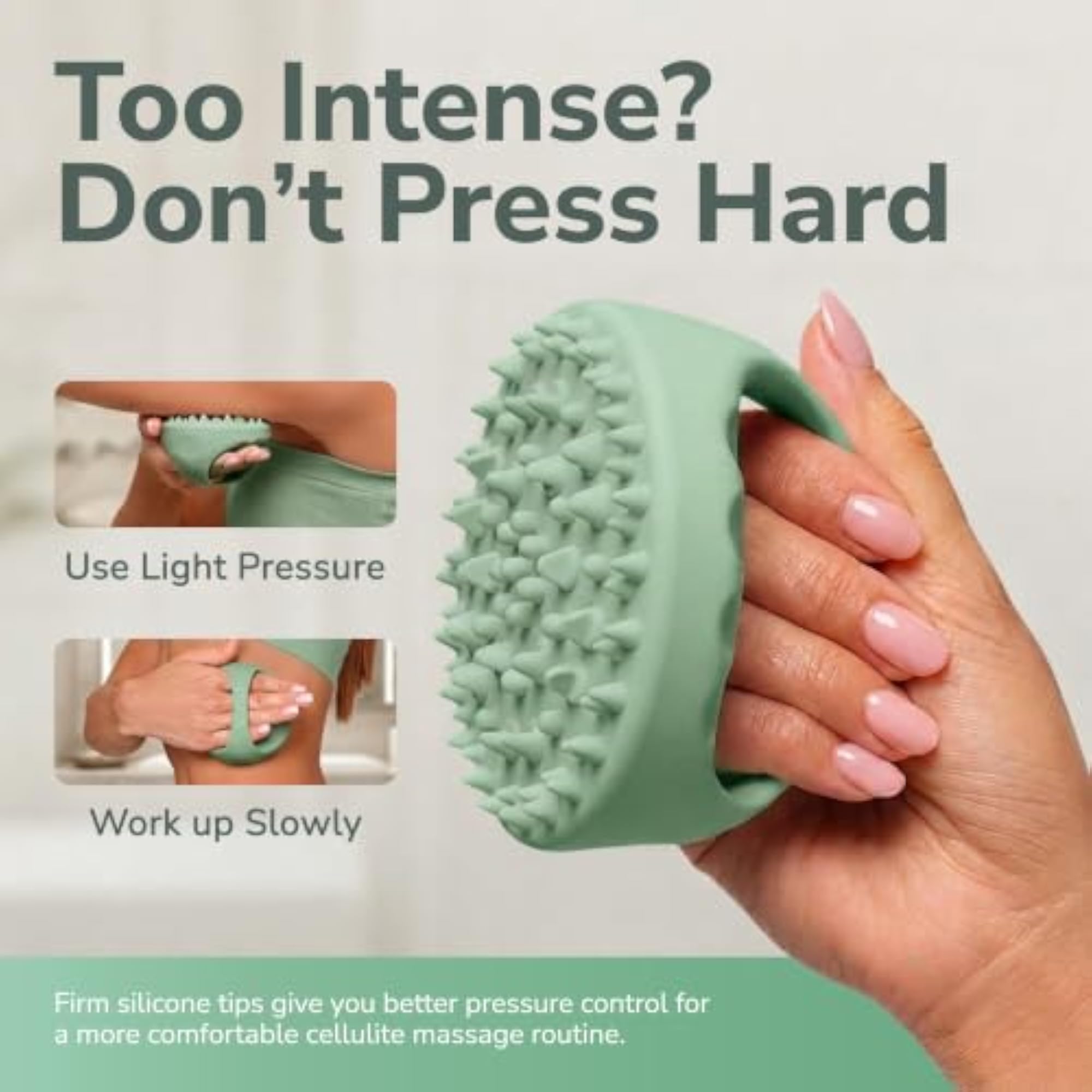 Anti-Cellulite Silicone Massager Brush