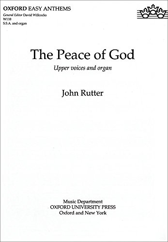 The Peace of God: SSA Vocal Score