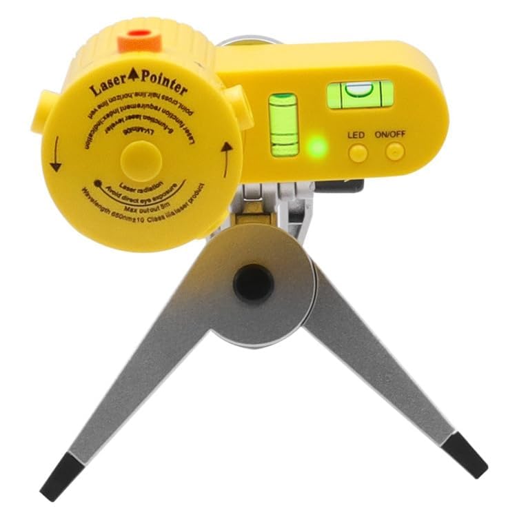Wagela Buyer Measure Tape Aligner Bubbles Ruler Multifunction Leveler Tool Laser Line Projection Square Level Laser Square (90D LVP Lazer) (LVP06 Lazer Stand)-image-23
