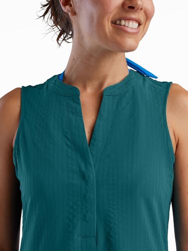 Title Nine Speed Racer Swim Cover Up Dress – Quick Dry, UPF 50+, Adjustable Sides, Zipper Pockets – Beach or Pool Ready4