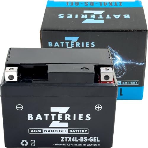 Amazon | Z BATTERIES バイクバッテリー Nano ジェル GEL AGM ZTX4L-BS